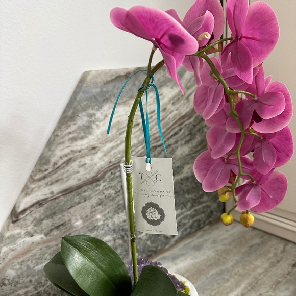 Neiman  Marcus Pink Faux Orchid - Picture 4 of 8